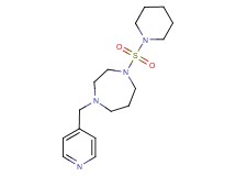 1-(piperidin-1-ylsulfonyl)-4-(pyridin-4-ylmethyl)-1,4-diazepane