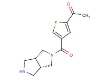 1-{4-[rel-(3aR,6aS)-hexahydropyrrolo[3,4-c]pyrrol-2(1H)-ylcarbonyl]-2-thienyl}ethanone hydrochloride