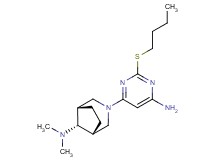 (8-syn)-3-[6-amino-2-(butylthio)pyrimidin-4-yl]-N,N-dimethyl-3-azabicyclo[3.2.1]octan-8-amine