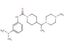 N-[3-(dimethylamino)phenyl]-4-[1-(4-methylpiperazin-1-yl)ethyl]piperidine-1-carboxamide