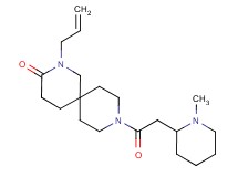 2-allyl-9-[(1-methyl-2-piperidinyl)acetyl]-2,9-diazaspiro[5.5]undecan-3-one