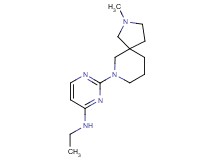 N-ethyl-2-(2-methyl-2,7-diazaspiro[4.5]dec-7-yl)pyrimidin-4-amine