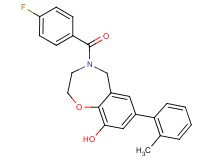 4-(4-fluorobenzoyl)-7-(2-methylphenyl)-2,3,4,5-tetrahydro-1,4-benzoxazepin-9-ol