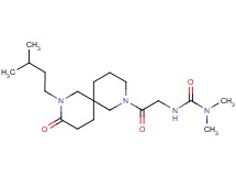 N,N-dimethyl-N'-{2-[8-(3-methylbutyl)-9-oxo-2,8-diazaspiro[5.5]undec-2-yl]-2-oxoethyl}urea