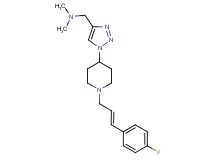 1-(1-{1-[(2E)-3-(4-fluorophenyl)prop-2-en-1-yl]piperidin-4-yl}-1H-1,2,3-triazol-4-yl)-N,N-dimethylmethanamine
