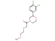 2-(3,4-dichlorophenyl)-4-[(2-methoxyethoxy)acetyl]morpholine