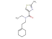 N-(2-cyclohex-1-en-1-ylethyl)-N-ethyl-2-methyl-1,3-thiazole-4-carboxamide