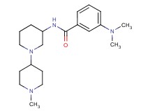3-(dimethylamino)-N-(1'-methyl-1,4'-bipiperidin-3-yl)benzamide