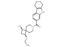 (1R*,3S*)-3-ethoxy-7-(2,3,4,9-tetrahydro-1H-carbazol-7-ylcarbonyl)-7-azaspiro[3.5]nonan-1-ol