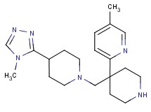 5-methyl-2-(4-{[4-(4-methyl-4H-1,2,4-triazol-3-yl)-1-piperidinyl]methyl}-4-piperidinyl)pyridine dihydrochloride