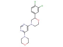2-(3,4-dichlorophenyl)-4-(6-morpholin-4-ylpyrimidin-4-yl)morpholine