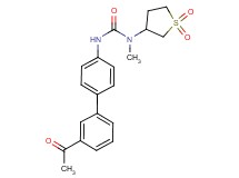 N'-(3'-acetylbiphenyl-4-yl)-N-(1,1-dioxidotetrahydro-3-thienyl)-N-methylurea