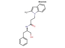 N-[(1R)-1-benzyl-2-hydroxyethyl]-3-(2-methyl-1H-indol-1-yl)propanamide