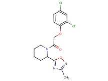1-[(2,4-dichlorophenoxy)acetyl]-2-(3-methyl-1,2,4-oxadiazol-5-yl)piperidine