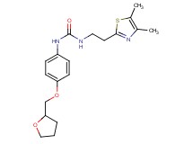 N-[2-(4,5-dimethyl-1,3-thiazol-2-yl)ethyl]-N'-[4-(tetrahydrofuran-2-ylmethoxy)phenyl]urea