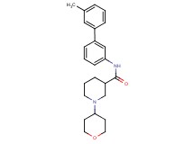 N-(3'-methyl-3-biphenylyl)-1-(tetrahydro-2H-pyran-4-yl)-3-piperidinecarboxamide