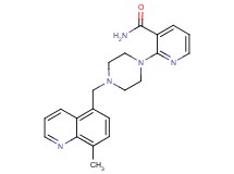 2-{4-[(8-methylquinolin-5-yl)methyl]piperazin-1-yl}nicotinamide