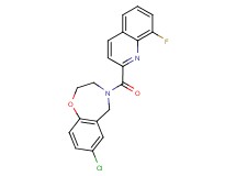 7-chloro-4-[(8-fluoro-2-quinolinyl)carbonyl]-2,3,4,5-tetrahydro-1,4-benzoxazepine