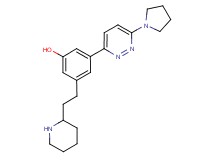 3-(2-piperidin-2-ylethyl)-5-(6-pyrrolidin-1-ylpyridazin-3-yl)phenol