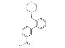 1-[2'-(4-morpholinylmethyl)-3-biphenylyl]ethanone trifluoroacetate