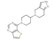 4-[4-(2,4,6,7-tetrahydro-5H-pyrazolo[4,3-c]pyridin-5-yl)piperidin-1-yl]thieno[3,2-d]pyrimidine