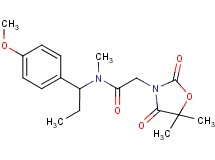 2-(5,5-dimethyl-2,4-dioxo-1,3-oxazolidin-3-yl)-N-[1-(4-methoxyphenyl)propyl]-N-methylacetamide