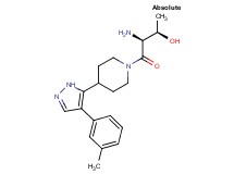 (2R,3S)-3-amino-4-{4-[4-(3-methylphenyl)-1H-pyrazol-5-yl]piperidin-1-yl}-4-oxobutan-2-ol