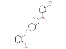 N-({1-[2-(2-methoxyphenyl)ethyl]piperidin-4-yl}methyl)-N-methyl-2-(methylamino)isonicotinamide