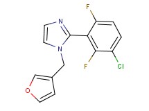 2-(3-chloro-2,6-difluorophenyl)-1-(3-furylmethyl)-1H-imidazole