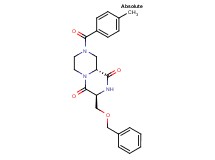 (3S,9aR)-3-[(benzyloxy)methyl]-8-(4-methylbenzoyl)tetrahydro-2H-pyrazino[1,2-a]pyrazine-1,4(3H,6H)-dione