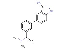 5-{3-[1-(dimethylamino)ethyl]phenyl}-1H-indazol-3-amine