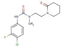 N'-(4-chloro-3-fluorophenyl)-N-methyl-N-[2-(2-oxopiperidin-1-yl)ethyl]urea