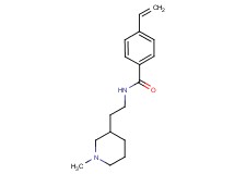 N-[2-(1-methylpiperidin-3-yl)ethyl]-4-vinylbenzamide