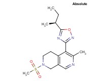 6-methyl-5-{5-[(1S)-1-methylpropyl]-1,2,4-oxadiazol-3-yl}-2-(methylsulfonyl)-1,2,3,4-tetrahydro-2,7-naphthyridine