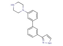 1-[3'-(1H-pyrazol-3-yl)-3-biphenylyl]piperazine