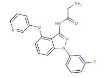 N~1~-[1-(3-fluorophenyl)-4-(pyridin-3-yloxy)-1H-indazol-3-yl]glycinamide