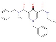 N,1-dibenzyl-N'-ethyl-N-methyl-4-oxo-1,4-dihydro-3,5-pyridinedicarboxamide