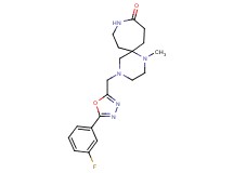 4-{[5-(3-fluorophenyl)-1,3,4-oxadiazol-2-yl]methyl}-1-methyl-1,4,9-triazaspiro[5.6]dodecan-10-one