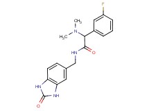 2-(dimethylamino)-2-(3-fluorophenyl)-N-[(2-oxo-2,3-dihydro-1H-benzimidazol-5-yl)methyl]acetamide
