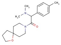N,N-dimethyl-1-(4-methylphenyl)-2-(1-oxa-8-azaspiro[4.5]dec-8-yl)-2-oxoethanamine