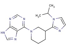 6-[3-(1-isopropyl-1H-imidazol-2-yl)-1-piperidinyl]-9H-purine