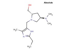 {(2S,4R)-4-(dimethylamino)-1-[(2-ethyl-4-methyl-1H-imidazol-5-yl)methyl]pyrrolidin-2-yl}methanol