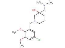 1-(5-chloro-2,3-dimethoxybenzyl)-3-[(dimethylamino)methyl]-3-piperidinol