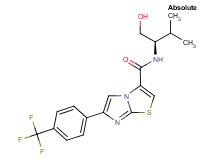 N-[(1R)-1-(hydroxymethyl)-2-methylpropyl]-6-[4-(trifluoromethyl)phenyl]imidazo[2,1-b][1,3]thiazole-3-carboxamide