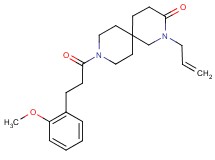2-allyl-9-[3-(2-methoxyphenyl)propanoyl]-2,9-diazaspiro[5.5]undecan-3-one