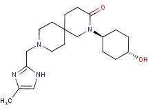 2-(trans-4-hydroxycyclohexyl)-9-[(4-methyl-1H-imidazol-2-yl)methyl]-2,9-diazaspiro[5.5]undecan-3-one