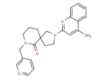 2-(4-methyl-2-quinolinyl)-7-(3-pyridinylmethyl)-2,7-diazaspiro[4.5]decan-6-one