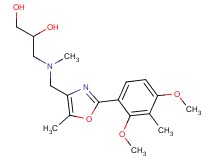 3-[{[2-(2,4-dimethoxy-3-methylphenyl)-5-methyl-1,3-oxazol-4-yl]methyl}(methyl)amino]propane-1,2-diol