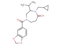 1-(1,3-benzodioxol-5-ylcarbonyl)-4-(cyclopropylmethyl)-3-isopropyl-1,4-diazepan-5-one