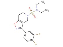 3-(3,4-difluorophenyl)-N,N-diethyl-6,7-dihydroisoxazolo[4,5-c]pyridine-5(4H)-sulfonamide